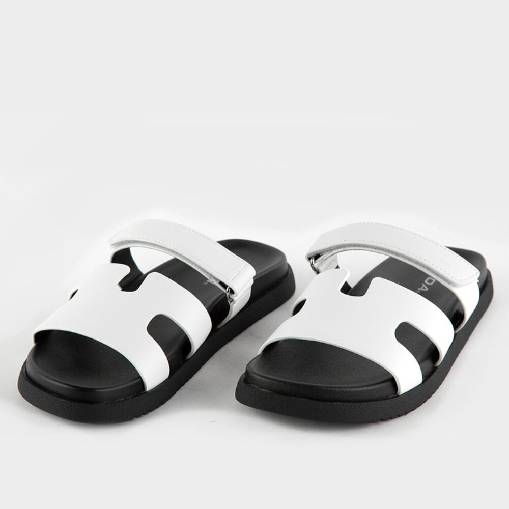 SODA Bianca White Womens Slide Sandals/NIB/7 or 8